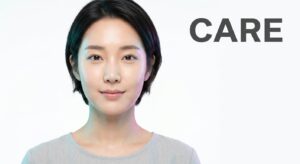 시술 후 맑은 피부를 가진 한국인 여성의 편안한 표정